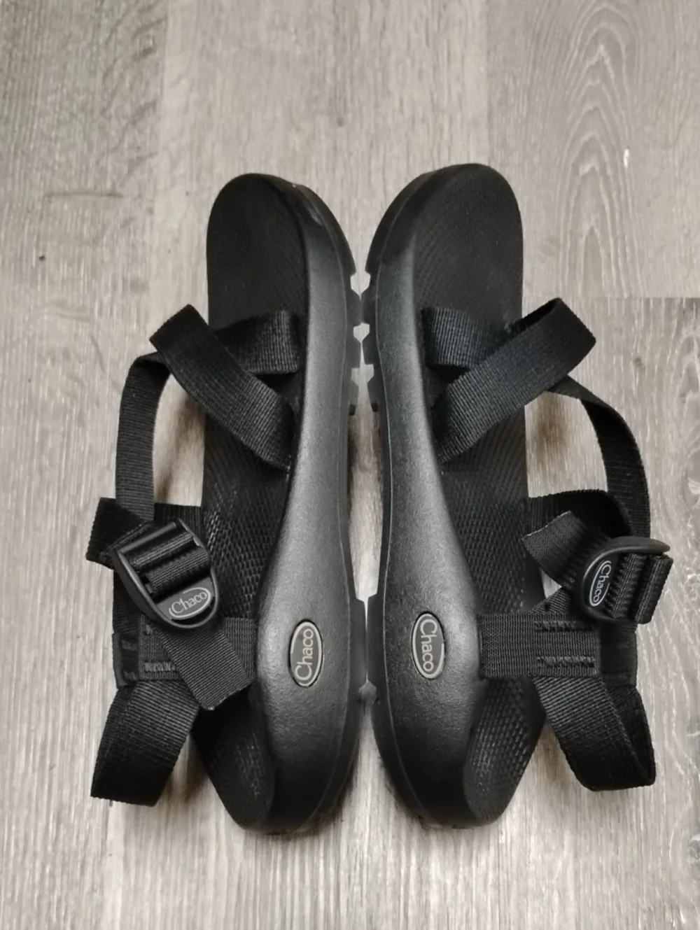Chaco Black Strappy Sandals